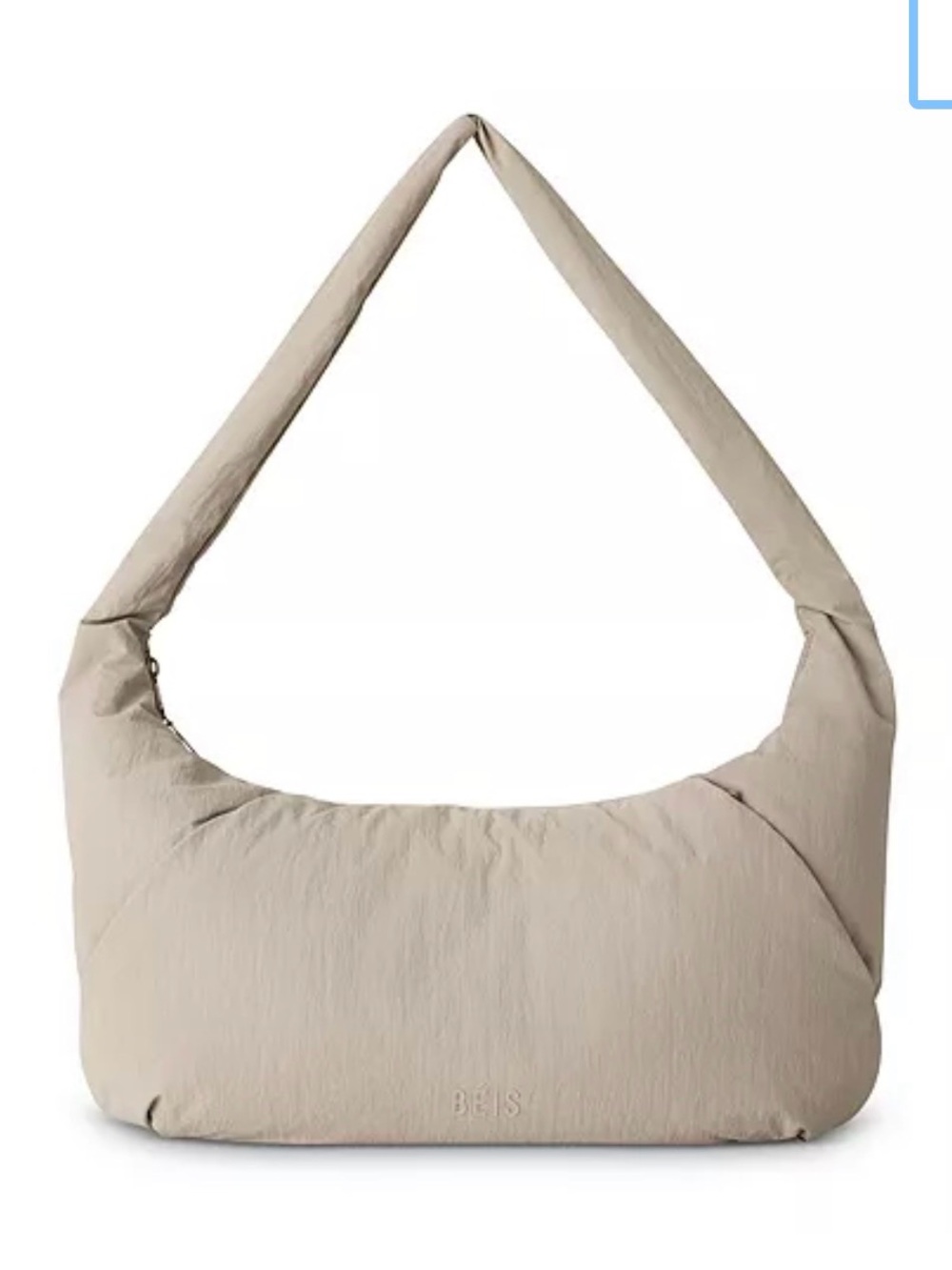 BEIS Oversized Crescent Catchall Bag in Oat